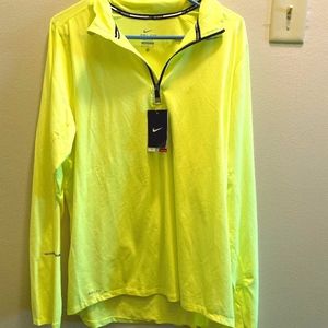 Yellow Nike Quarter Zip